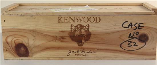 A cased double magnum of Kenwood Vineyards Cabernet Sauvignon, 1997.